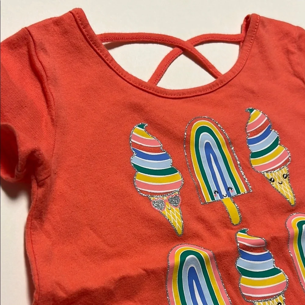The Children's Place Orange Multi-color Popsicle Design Matching Set 18-24 M - Picture 5 of 7